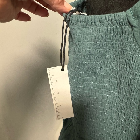 Newbury Kustom peplum blouse - teal NWT - Picture 4 of 5